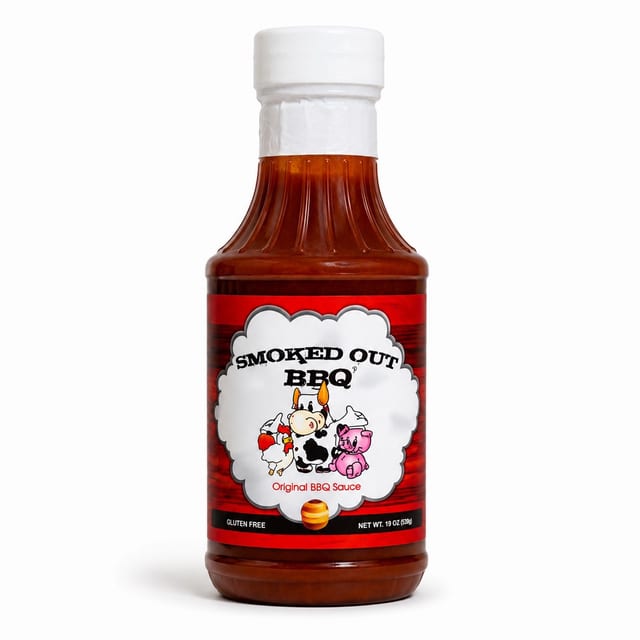 Original Pineapple BBQ Sauce Bottle.