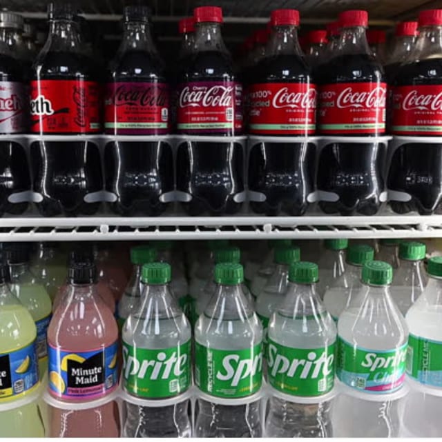 Soda and Other drinks.