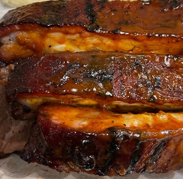 Smoked Pork Ribs (St. Louis Cut).
