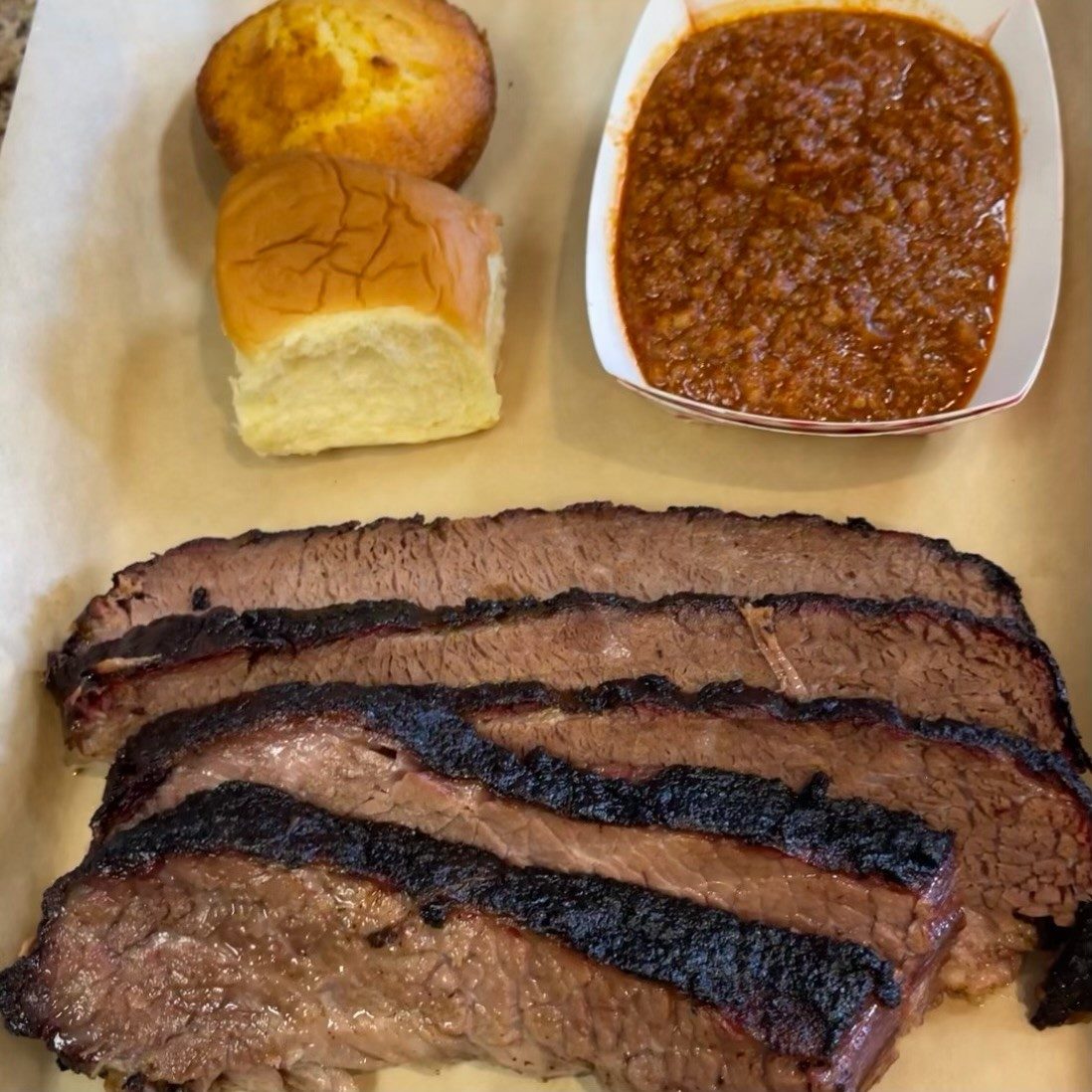 COMBO 7 - DOUBLE MIXED BRISKET(fatty&lean) + ONE SIDE..