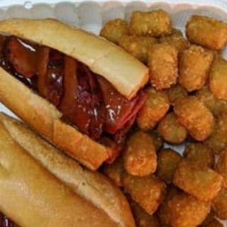 Smoked Hot Link Sandwich