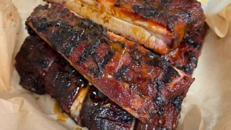 Smoked Pork Ribs.